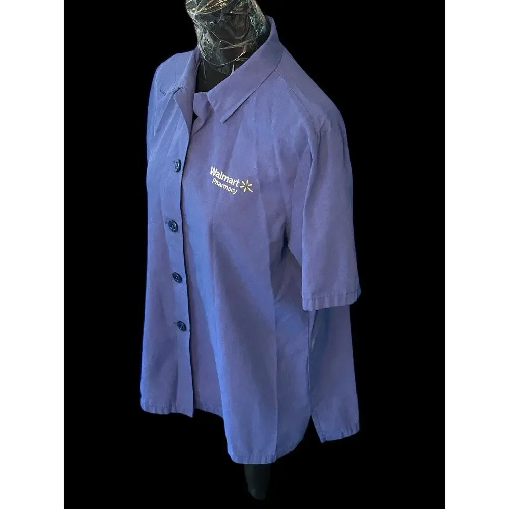 Walmart‎ Pharmacy Associate Uniform Shirt Adult Small Superior Uniform Group